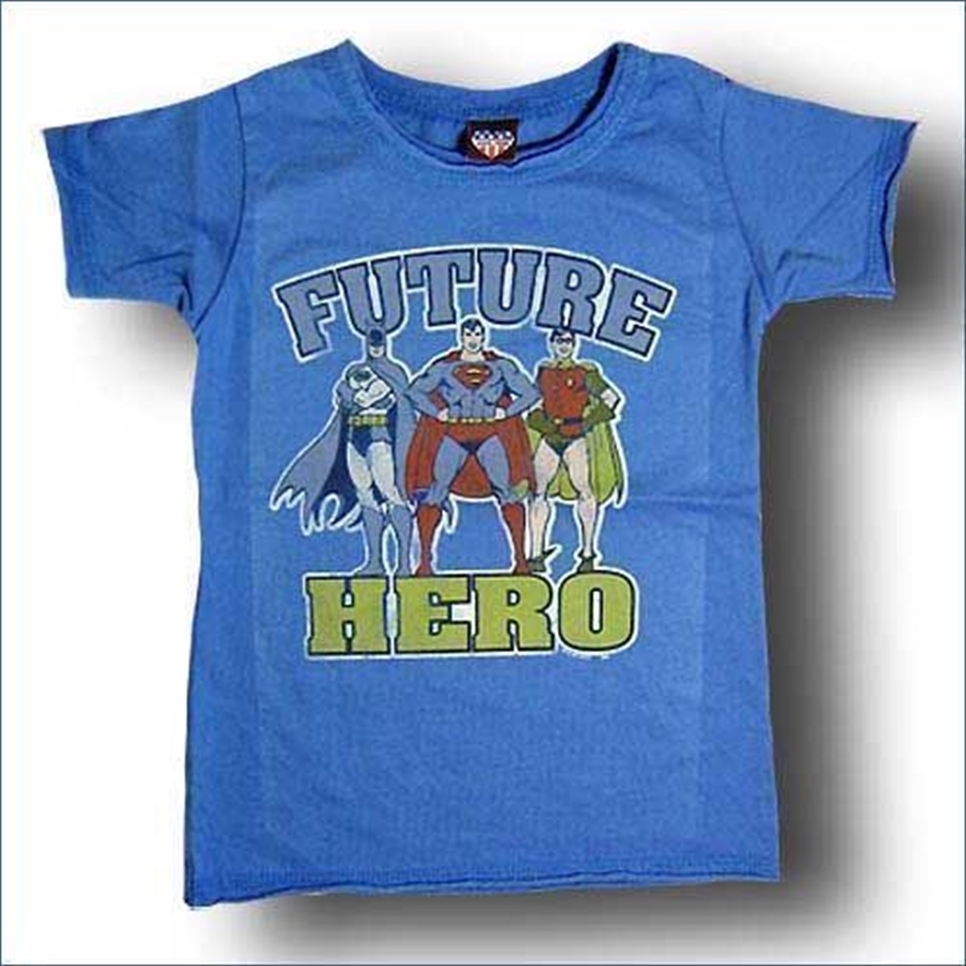 Superman / Batman Infant & Toddler T-Shirt by Junk Food, Blue