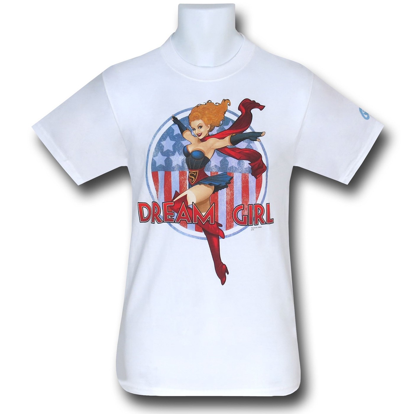 Supergirl DC Bombshells Dreamgirl T-Shirt, White