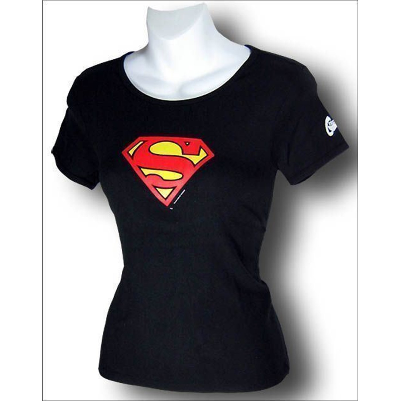 Supergirl T-Shirt Juniors Black, Black