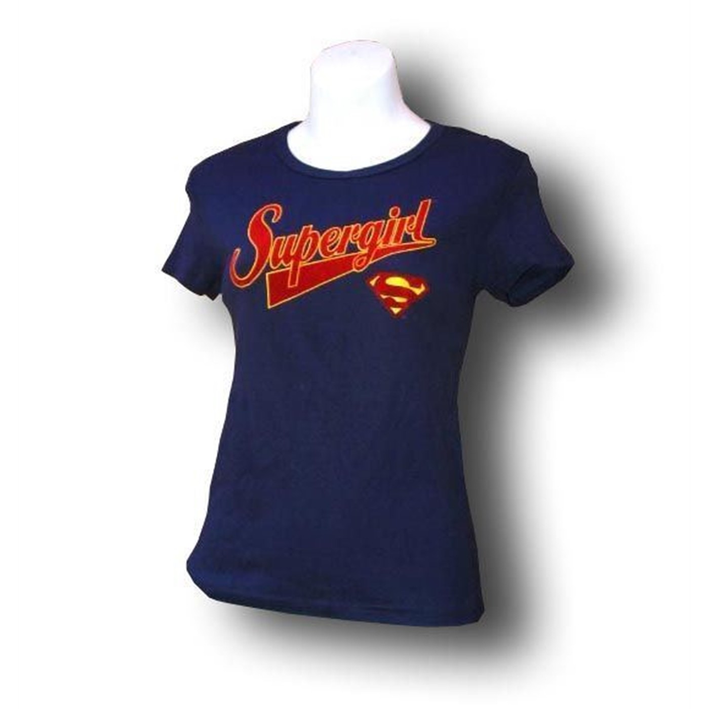 Supergirl Flock Juniors T-Shirt, Blue