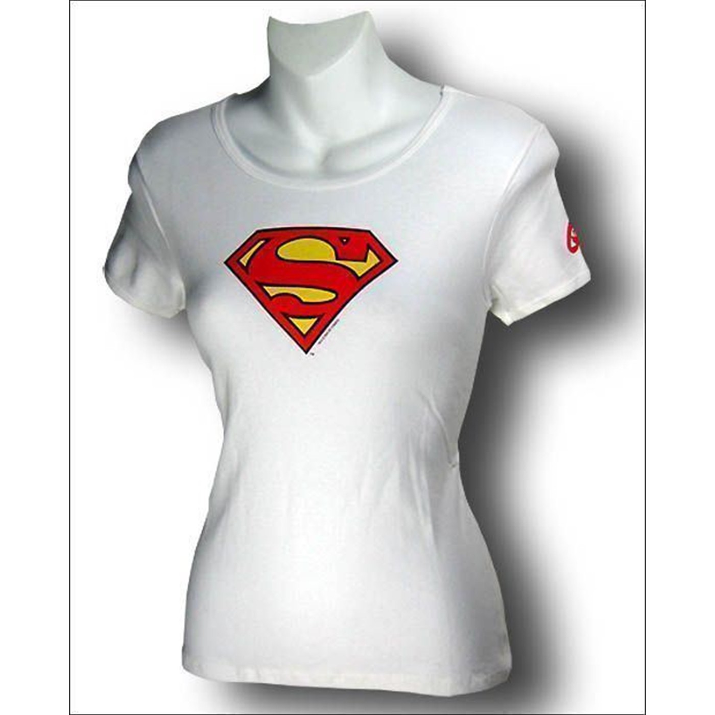 Supergirl T-Shirt Juniors White, White