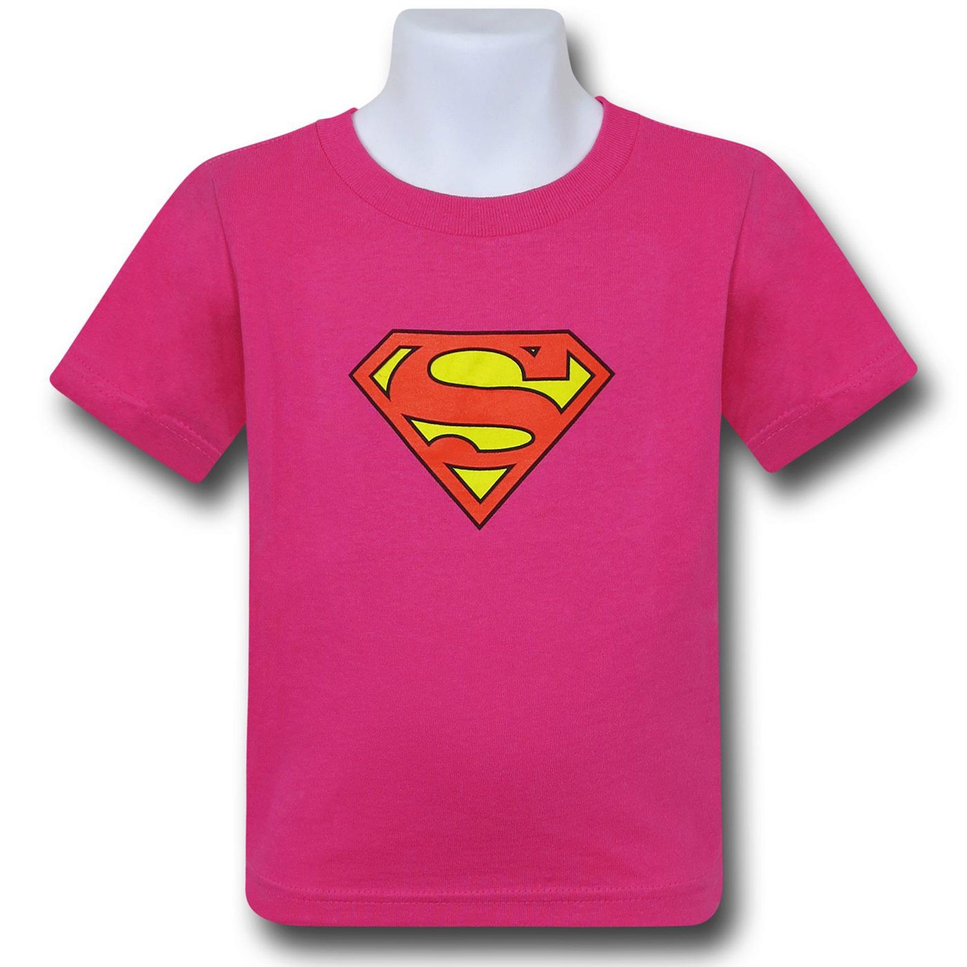 Supergirl Kids Pink Symbol T-Shirt, Pink