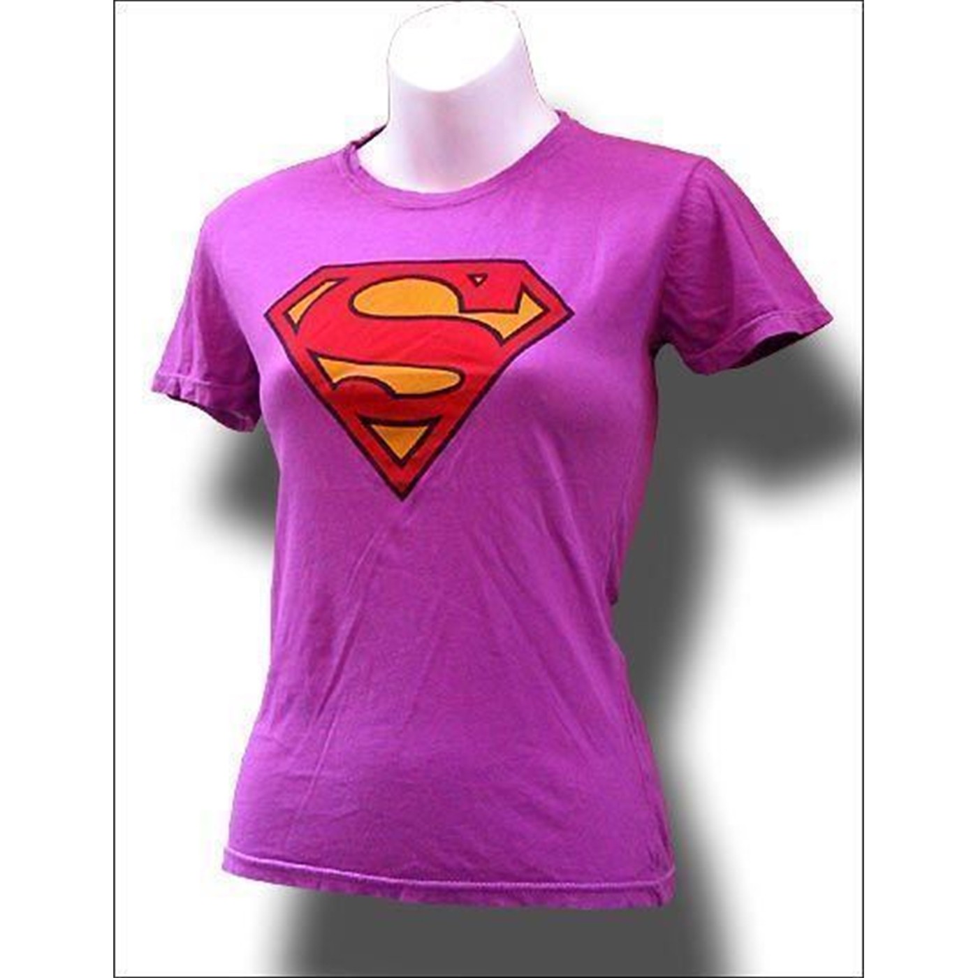 Supergirl T-Shirt Juniors Lavender