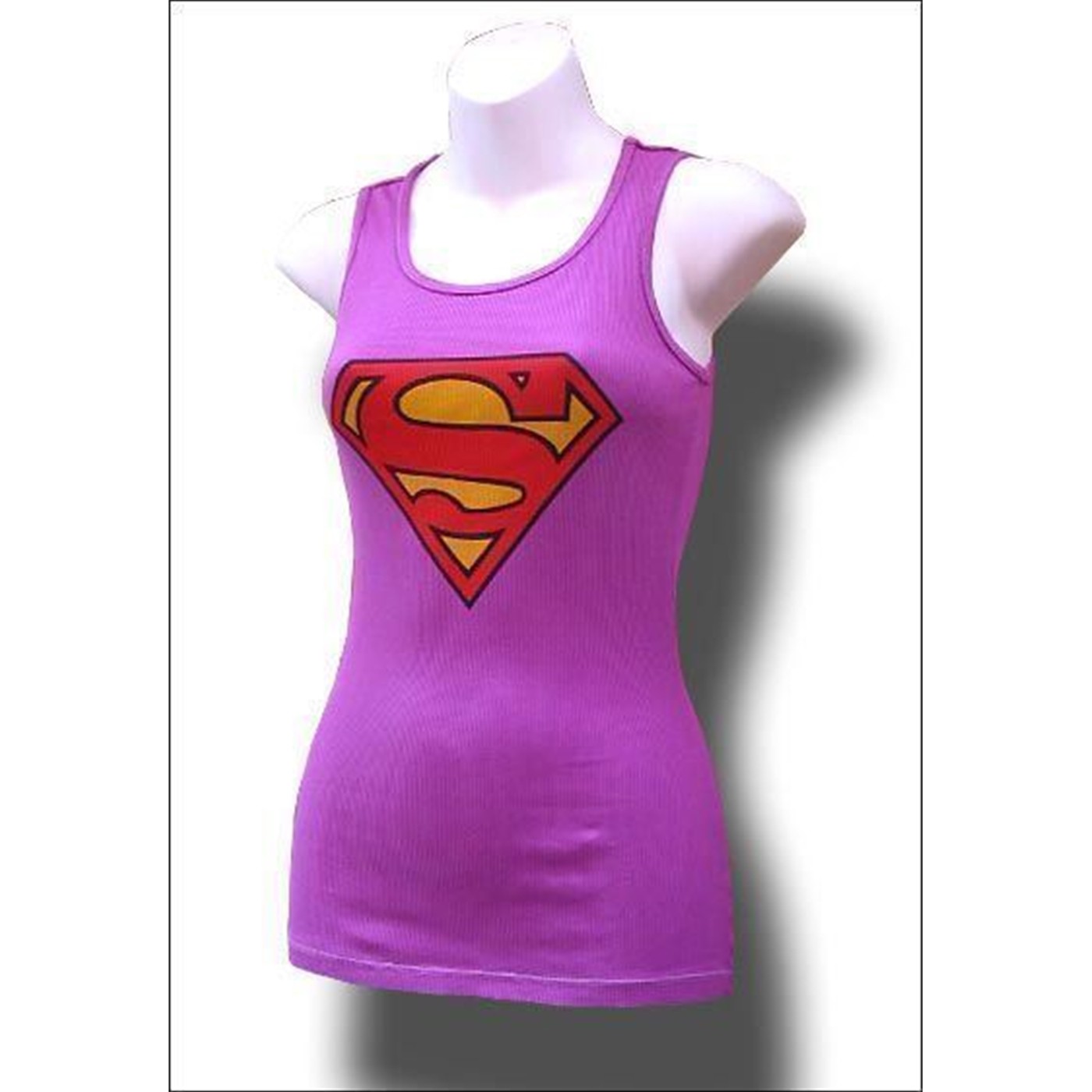 Supergirl Lavender Tank Top, Pink