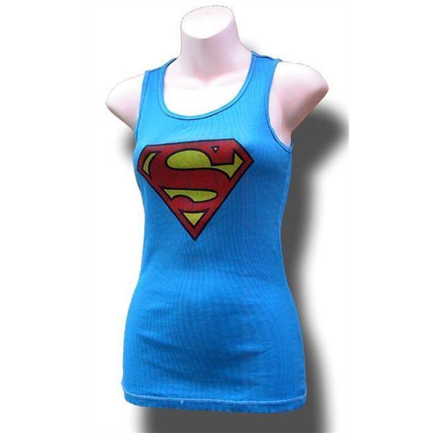 Supergirl Light Blue Tank Top