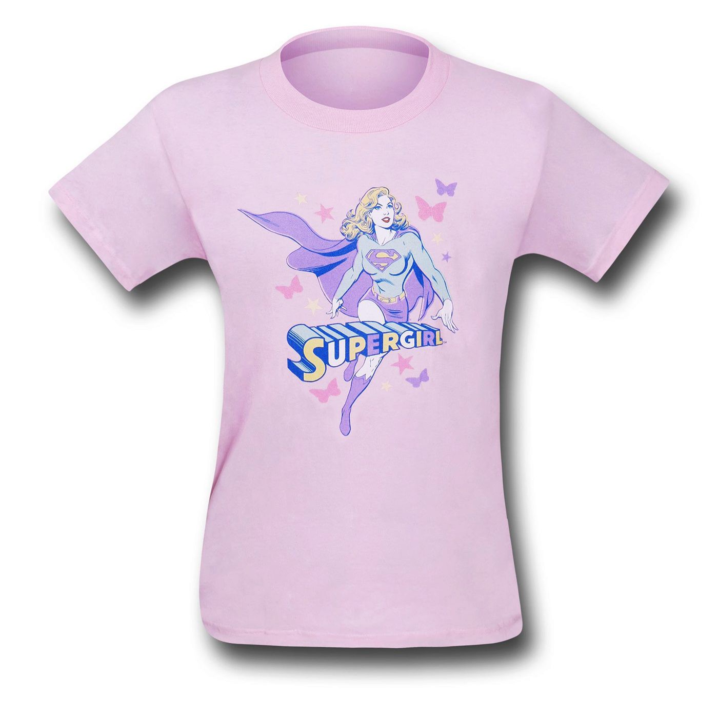 supergirl shirt pink