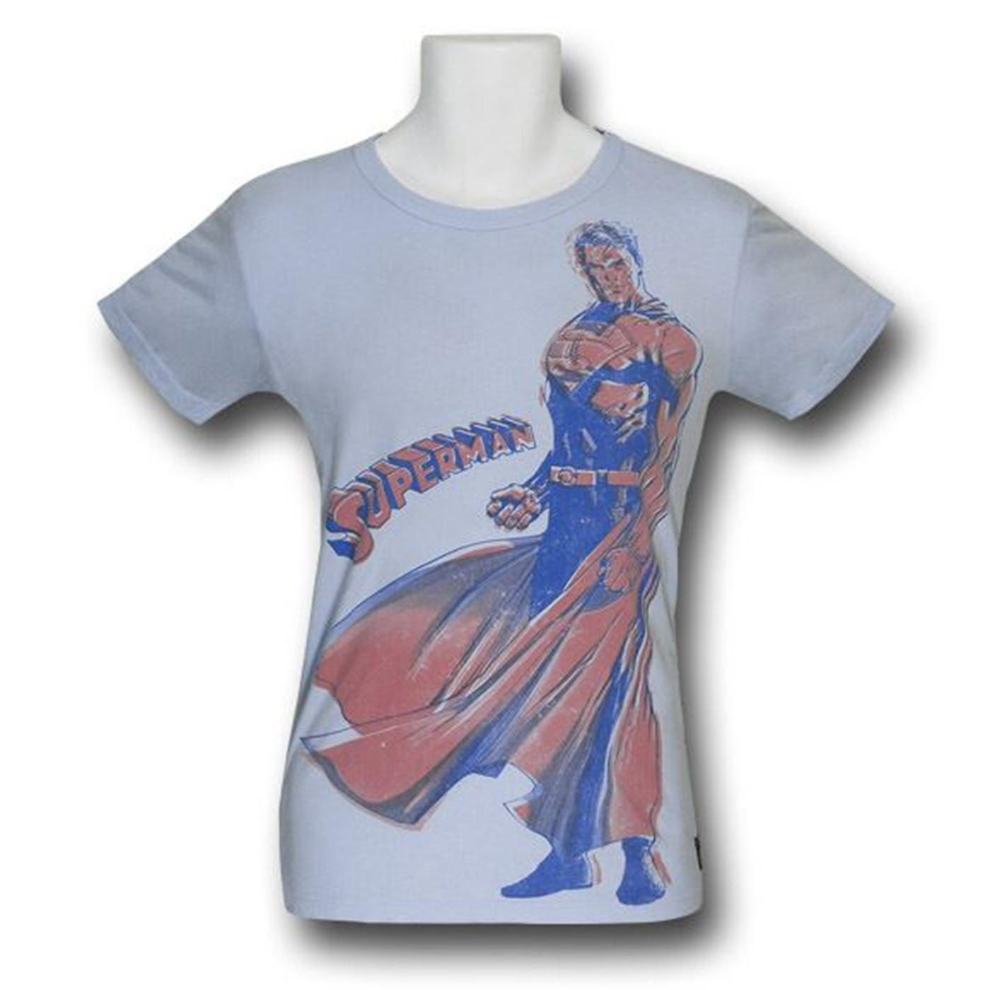 Superman Phasing Hero Trunk T-Shirt, Blue