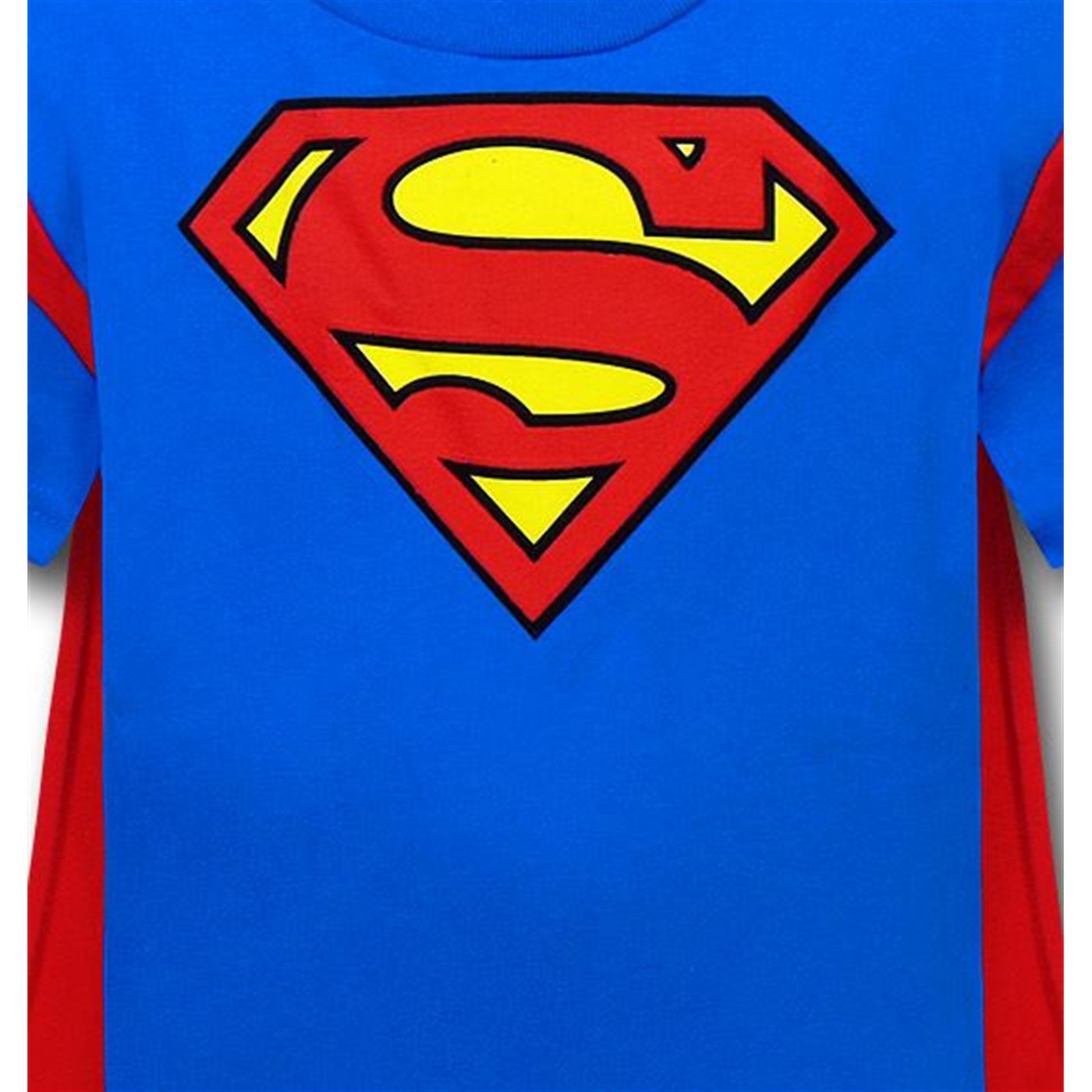 The Superman Kids Blue Caped Costume T-Shirt