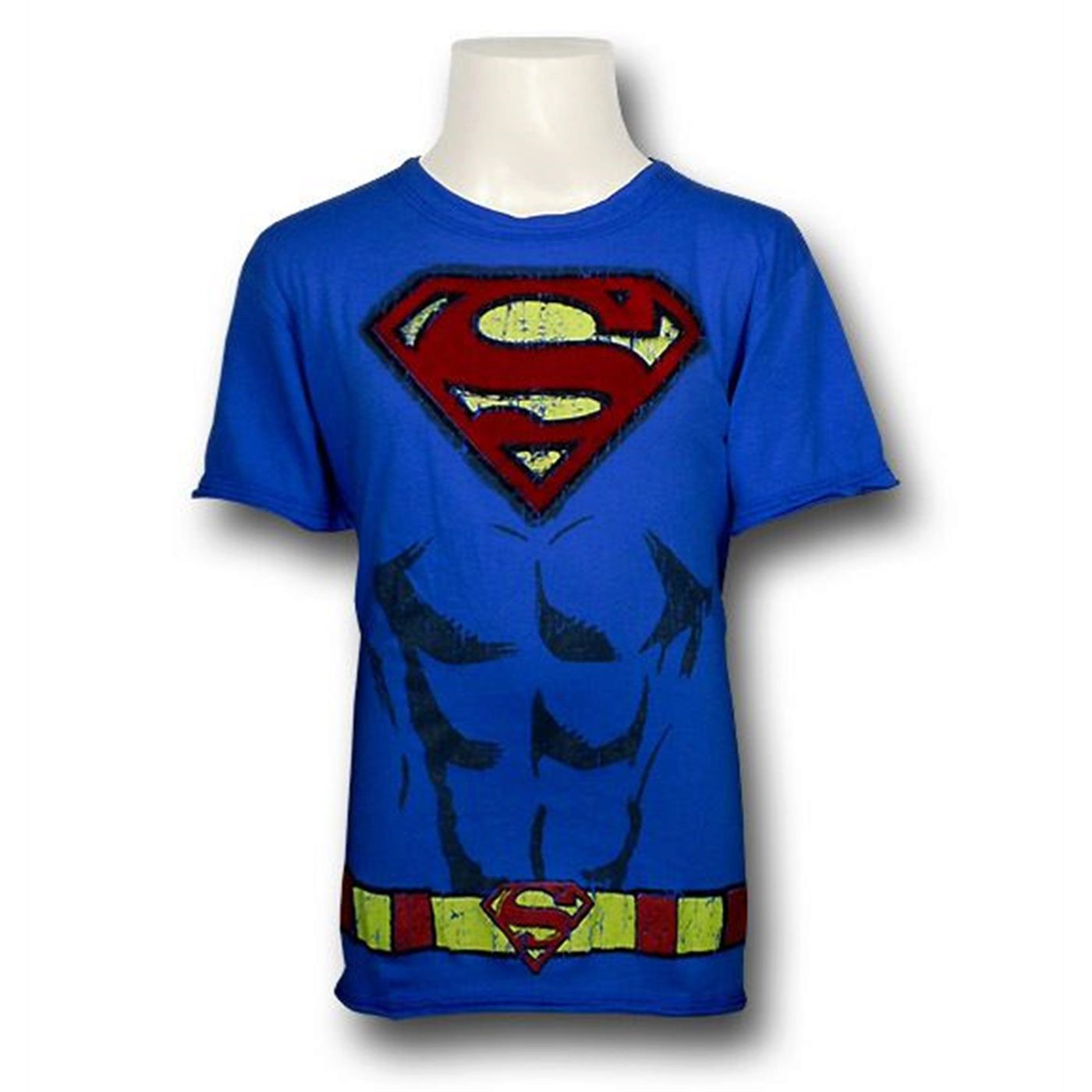 Superman Kids Costume 30 Single T-Shirt, Blue