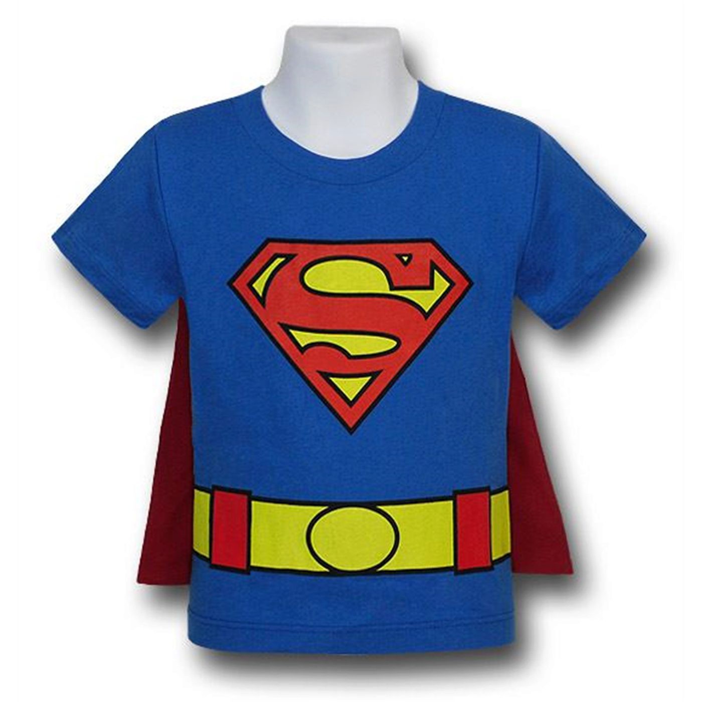 Superman Kids Costume Caped T-Shirt, Blue