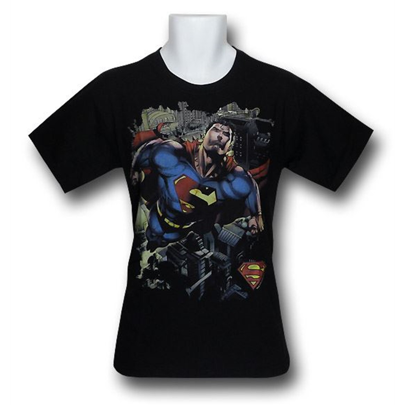 Superman Metropolis's Hero Kids T-Shirt, Black