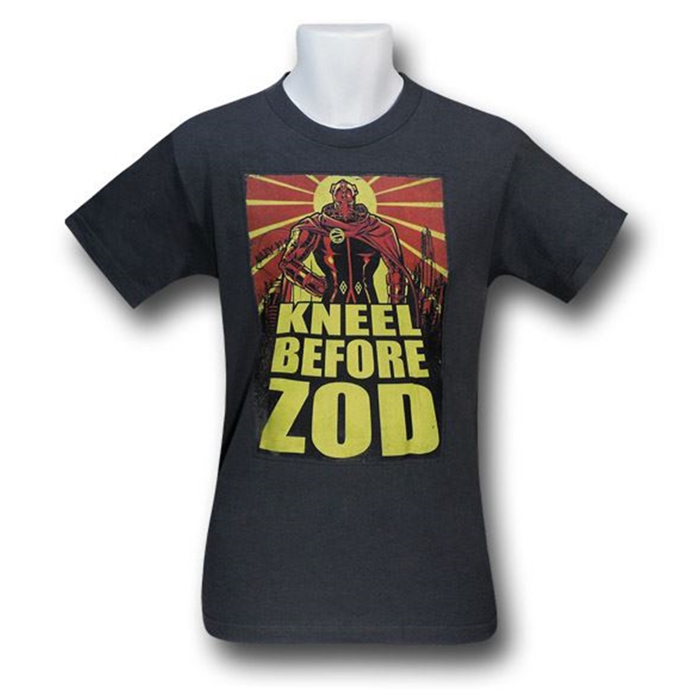 Superman Kneel Before Zod T-Shirt, Grey