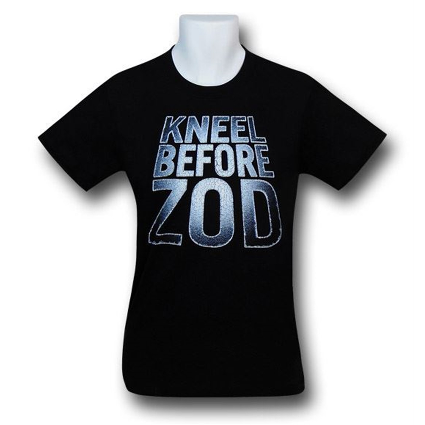 Superman Kneel Before Zod Logo Black T-Shirt, Black
