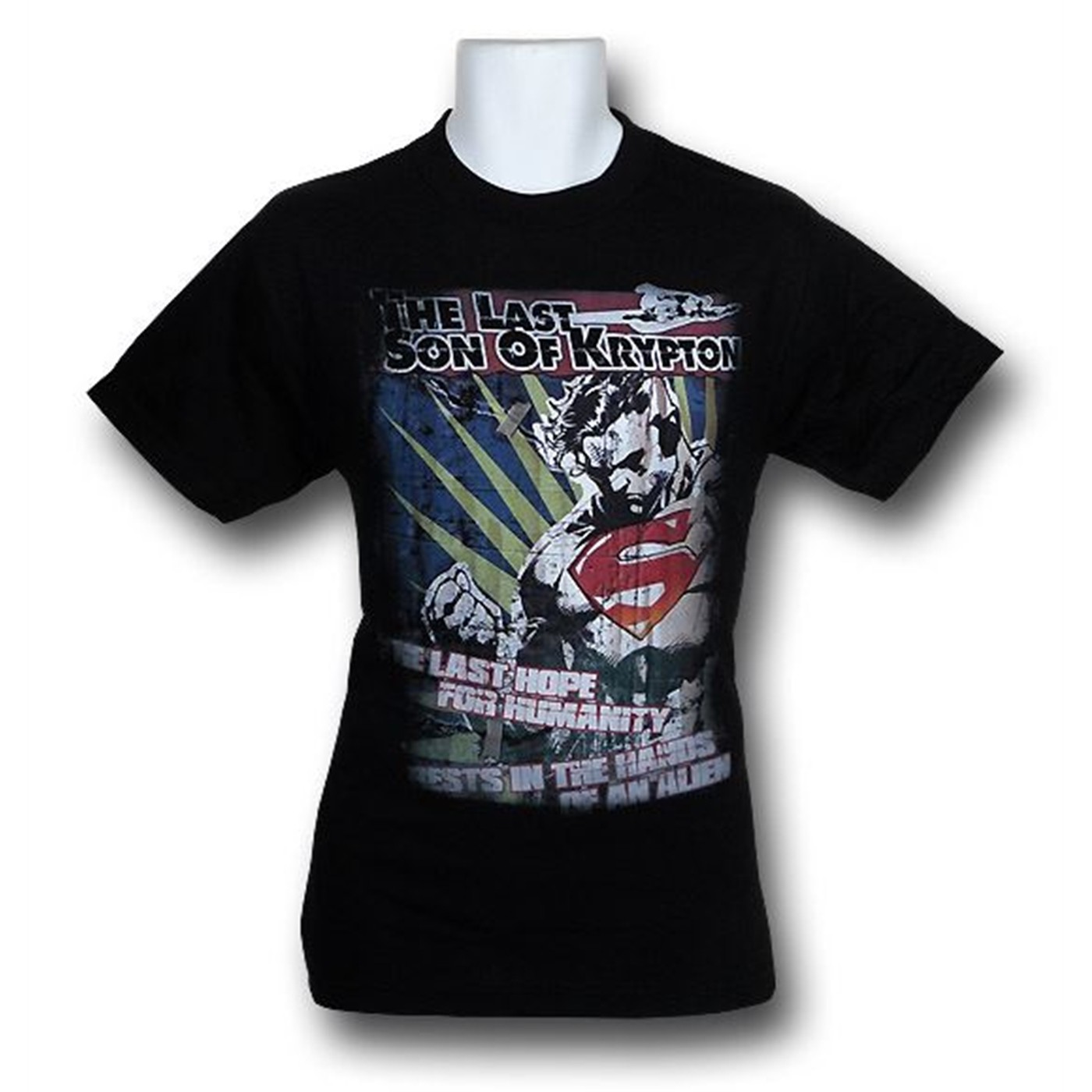 Superman Last Hope T-Shirt, Black