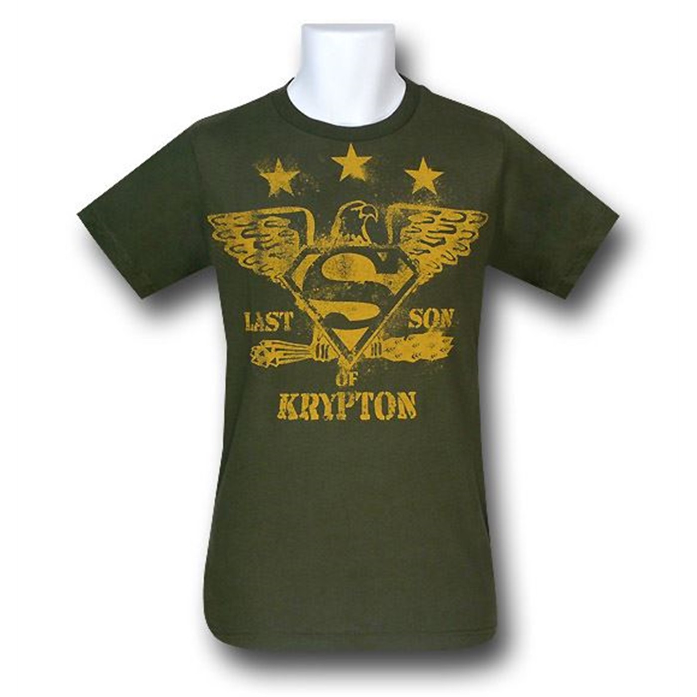 Superman Peace & War Last Son of Krypton T-Shirt, Green