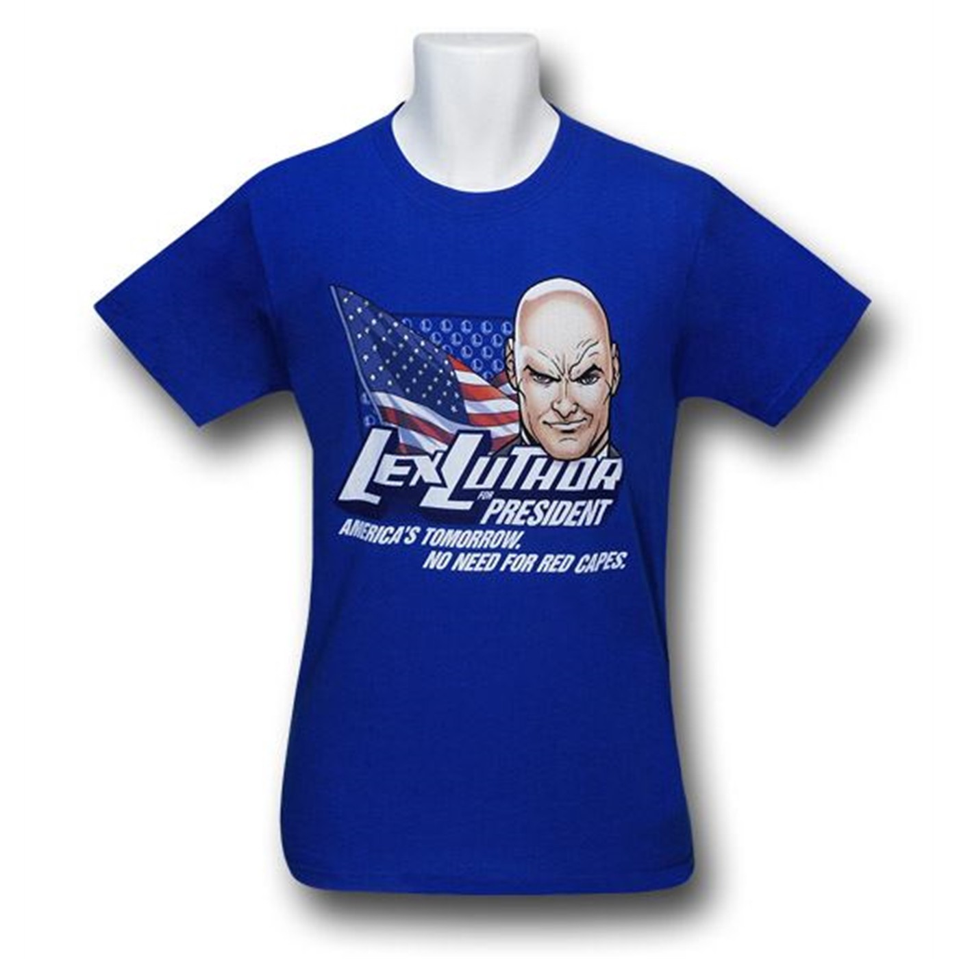 Lex Luthor for President T-Shirt, Blue
