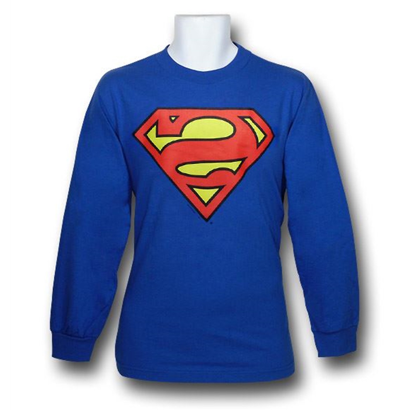 Superman Bizarro Royal Blue Long T-Shirt, Blue
