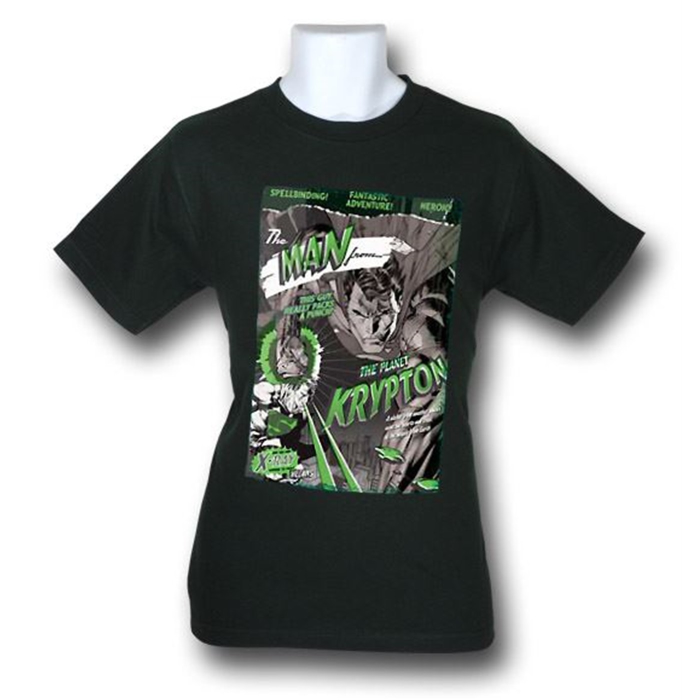 Superman The Man From Krypton T-Shirt, Green