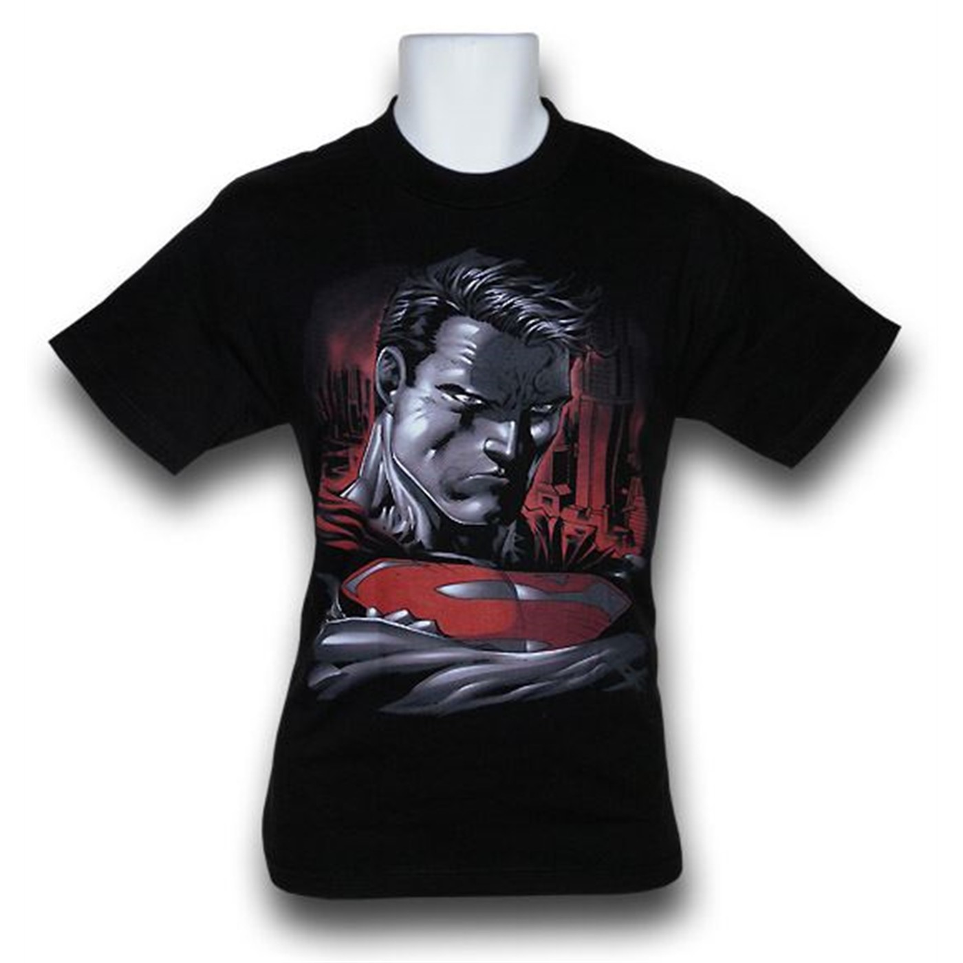 Superman Hard Stare T-Shirt, Black
