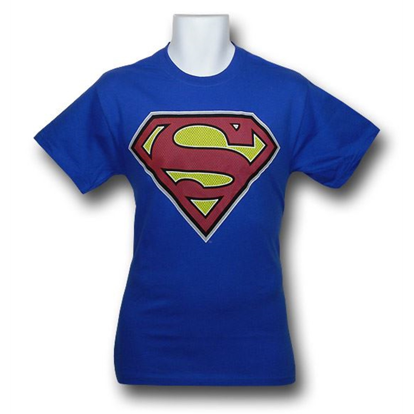 Superman Mesh Symbol T-Shirt, Blue