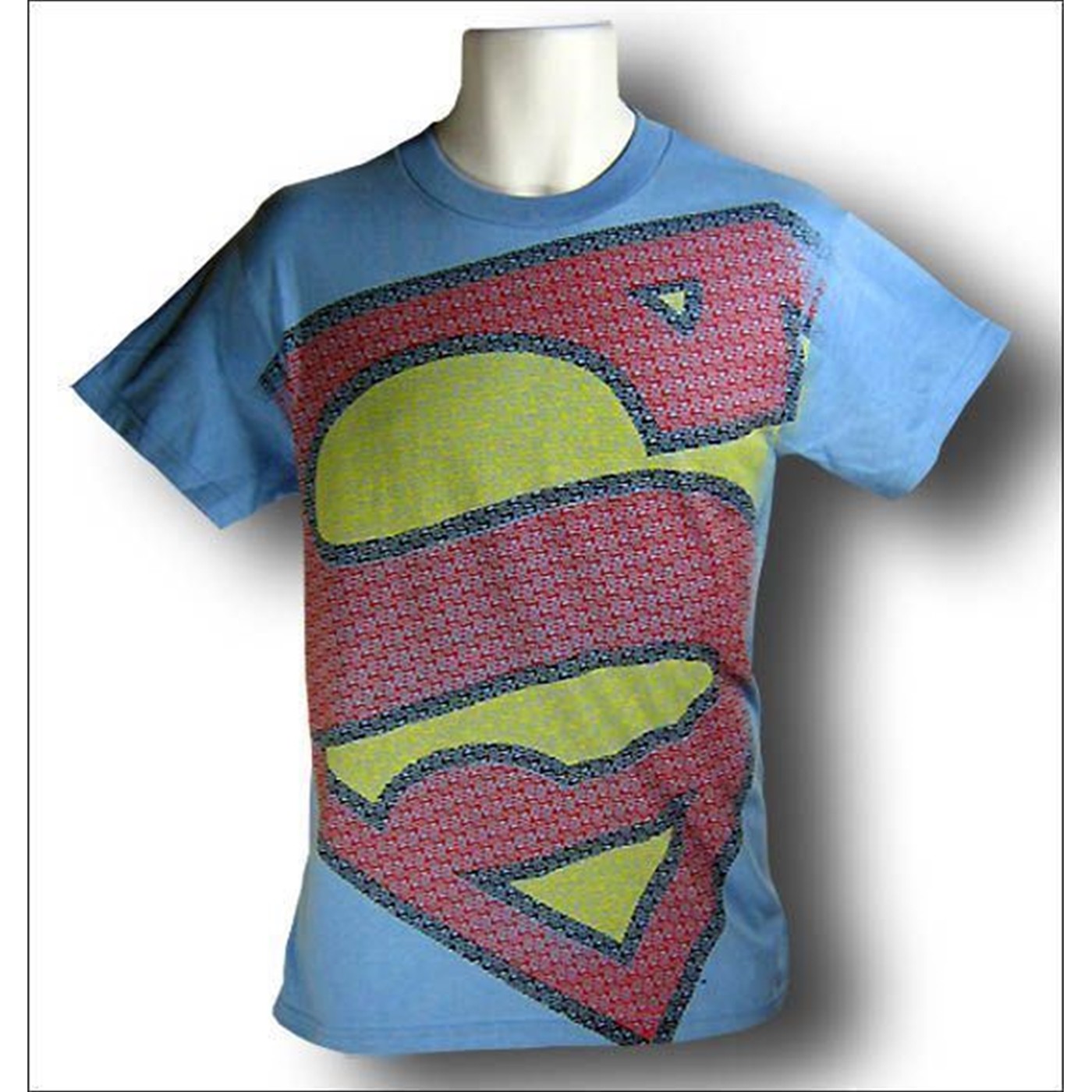 Superman Mini Logos Symbol T-Shirt, Blue