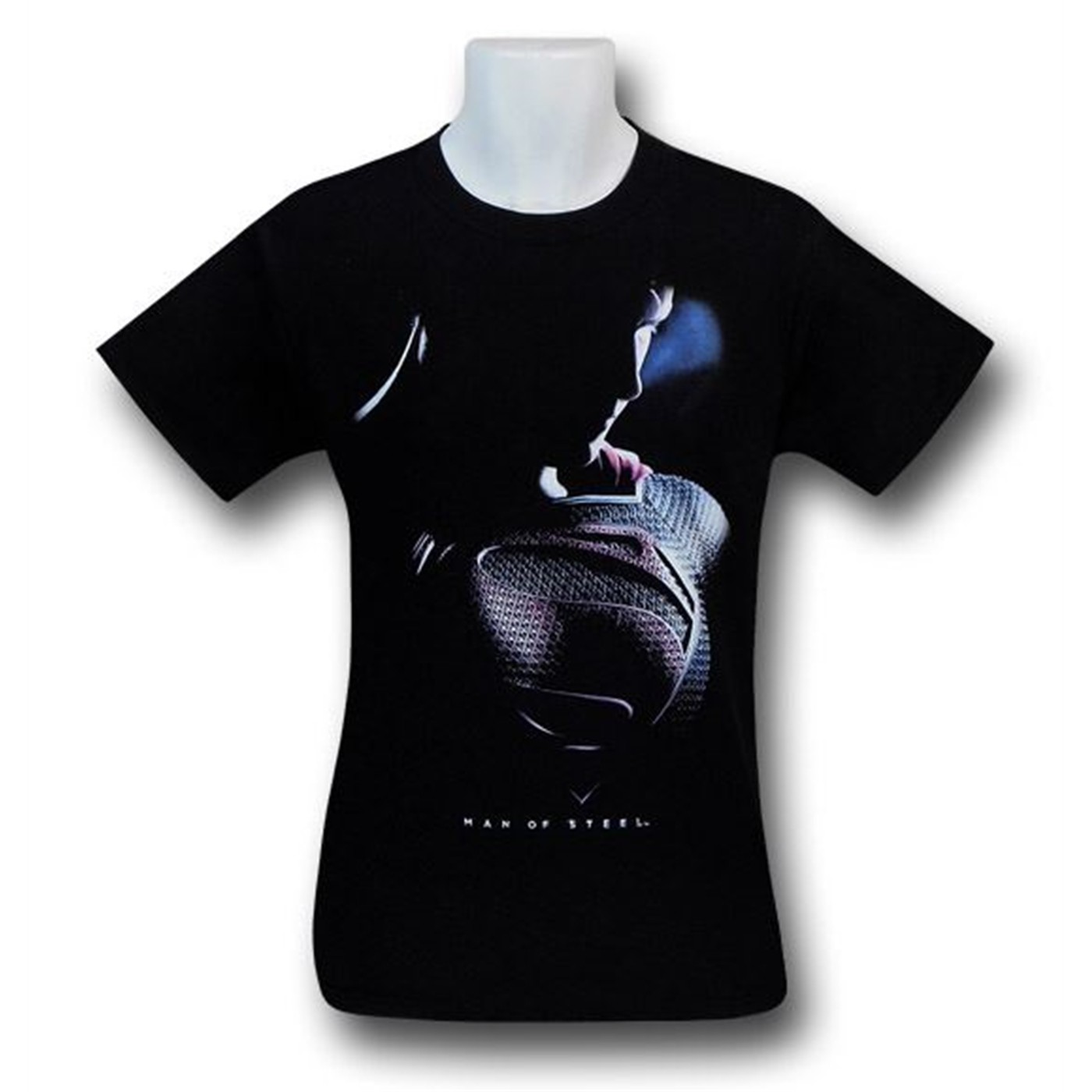 Superman Man of Steel Movie Poster T-Shirt, Black