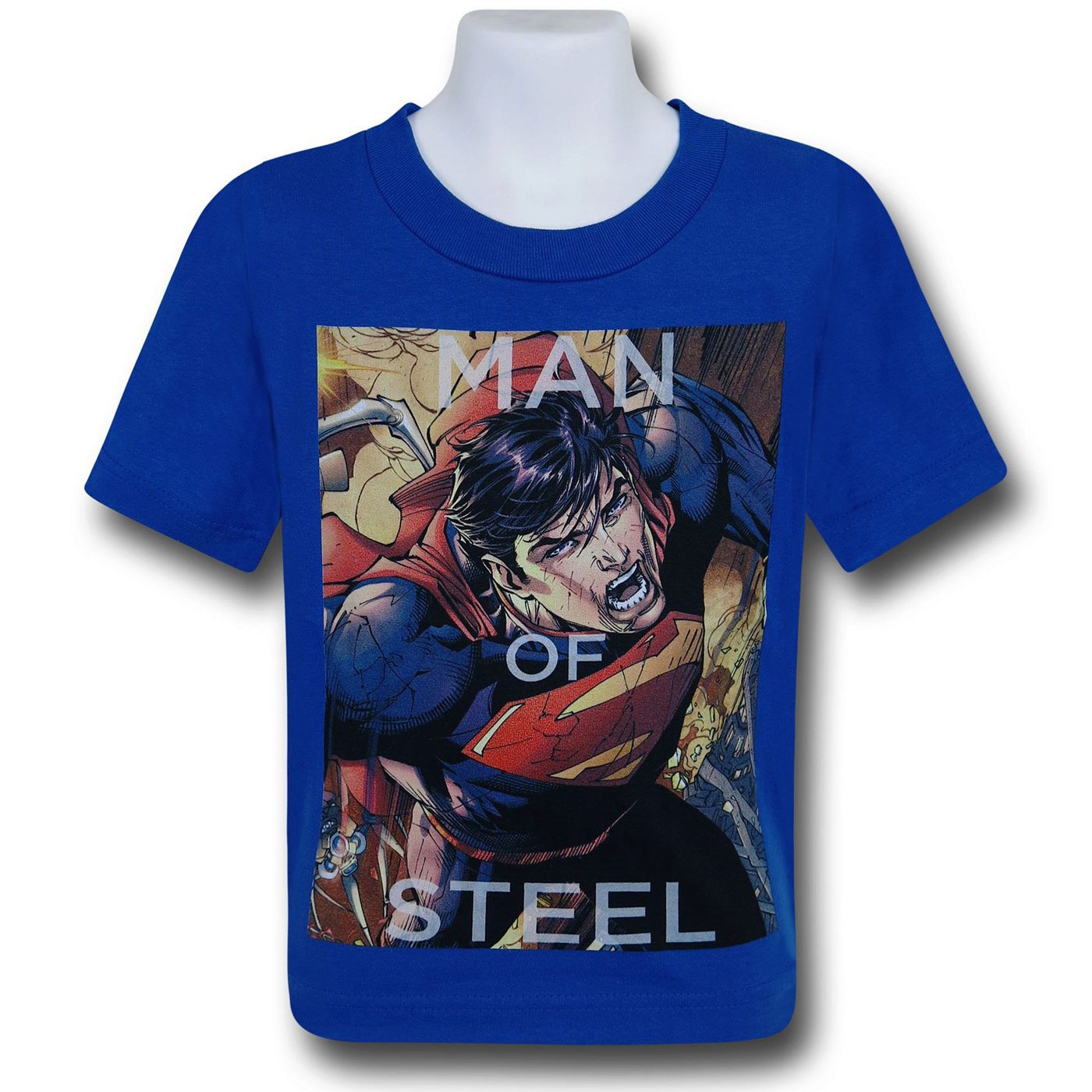 Superman Stubbed Toe Kids T-Shirt, Blue