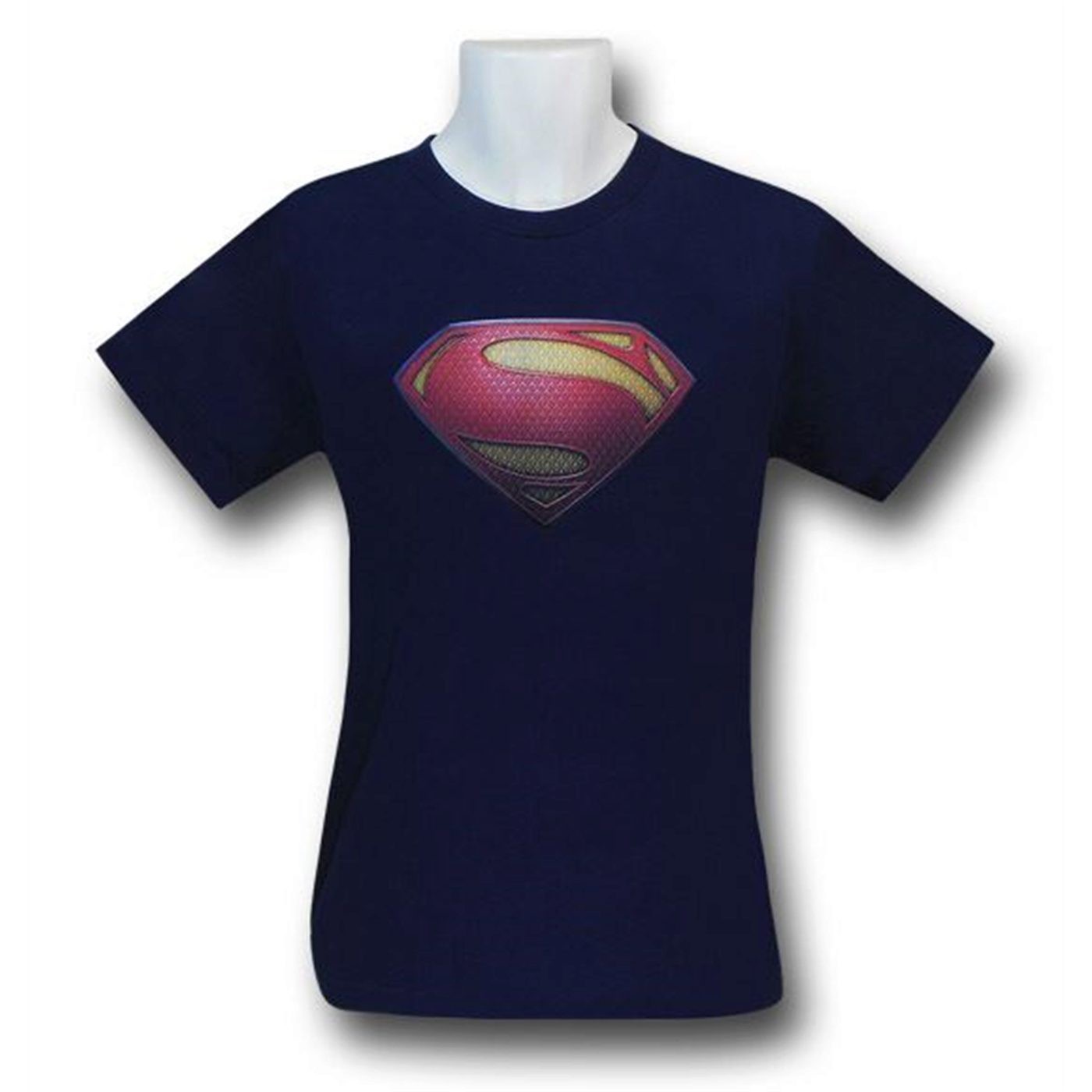 Superman Man Of Steel Symbol Kids TShirt