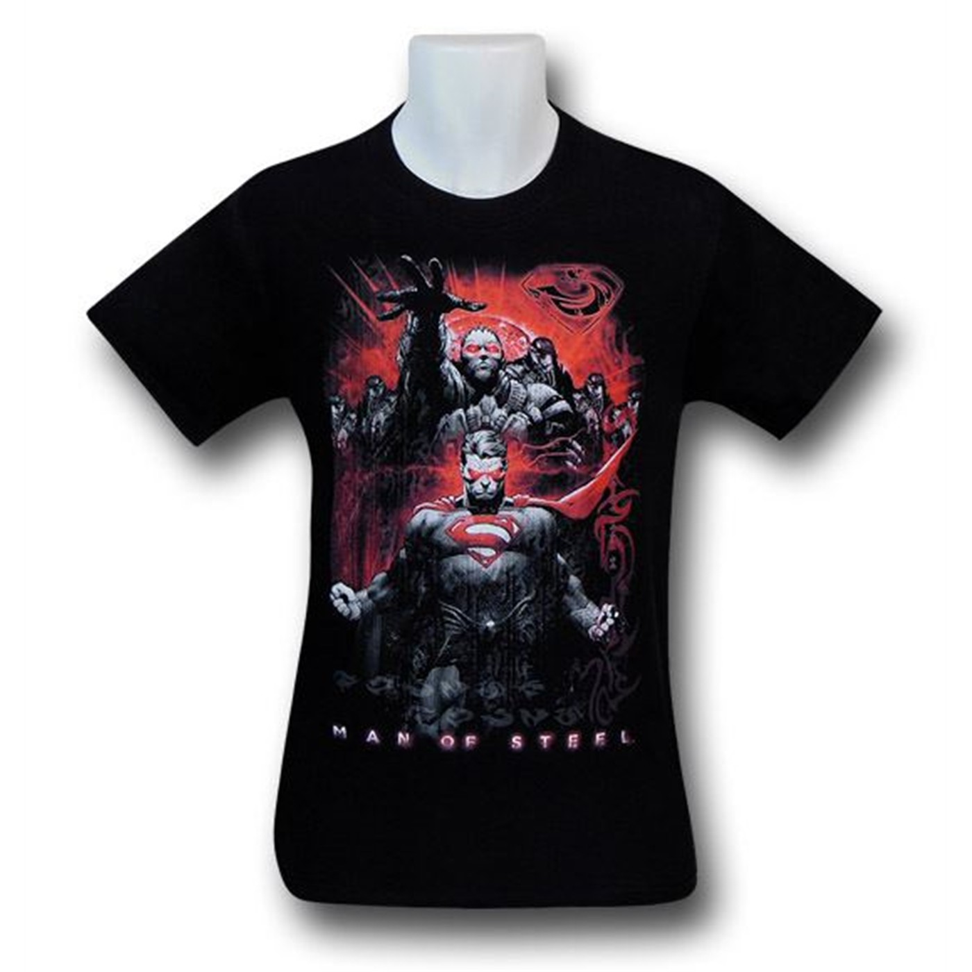 Superman Man of Steel Zod Rising T-Shirt, Black