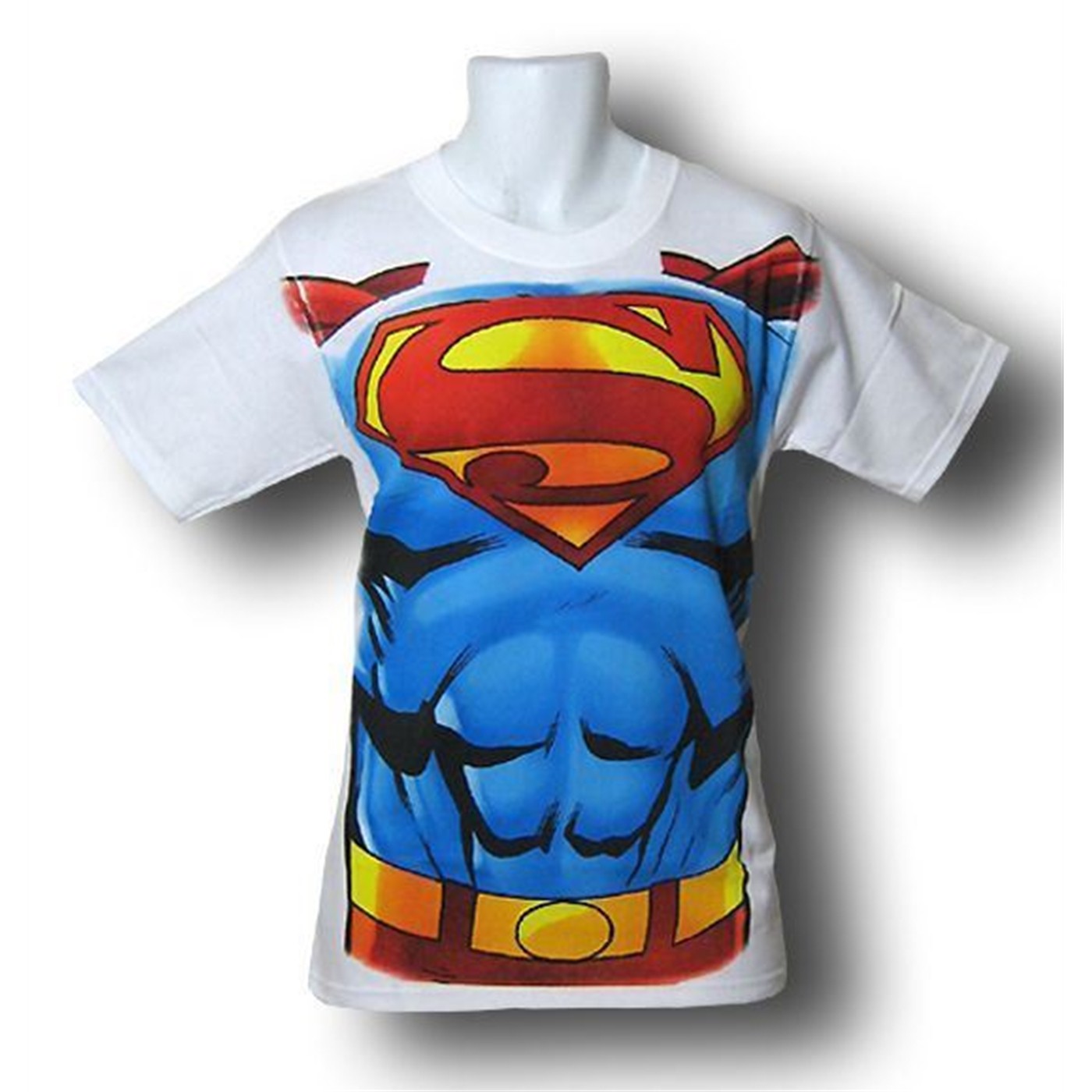 Superman Revealed Costume T-Shirt, White