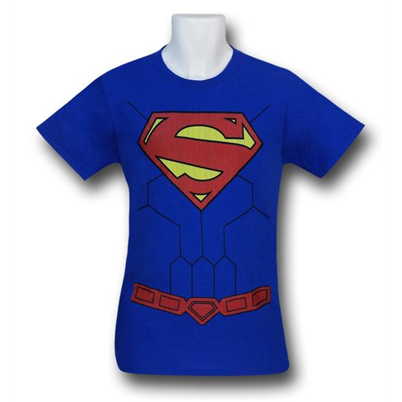 Superman New 52 Costume T-Shirt, Blue