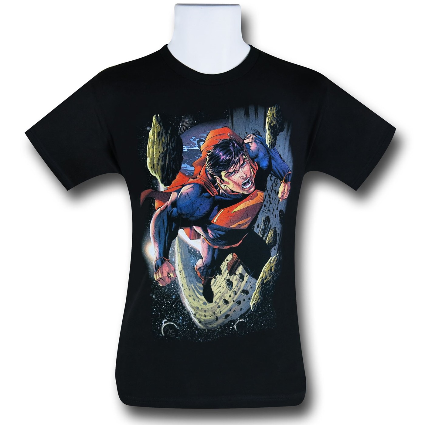 Superman Orbital Flight T-Shirt, Black
