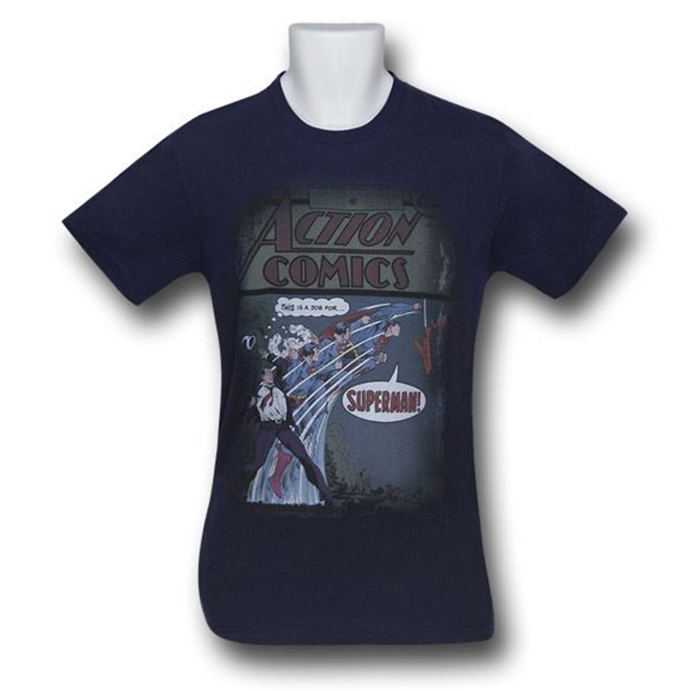 Superman Quick Change (30 Single) T-Shirt, Blue