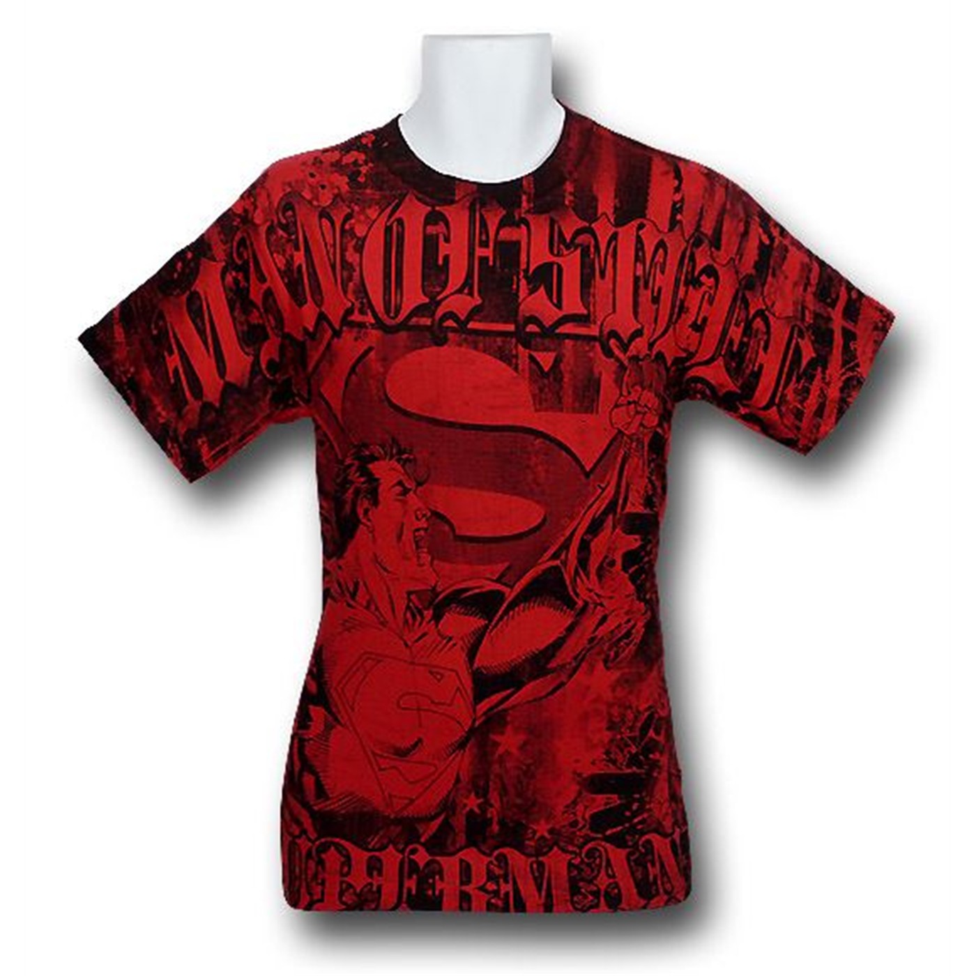 Superman Red Steel Rampage T-Shirt, Red