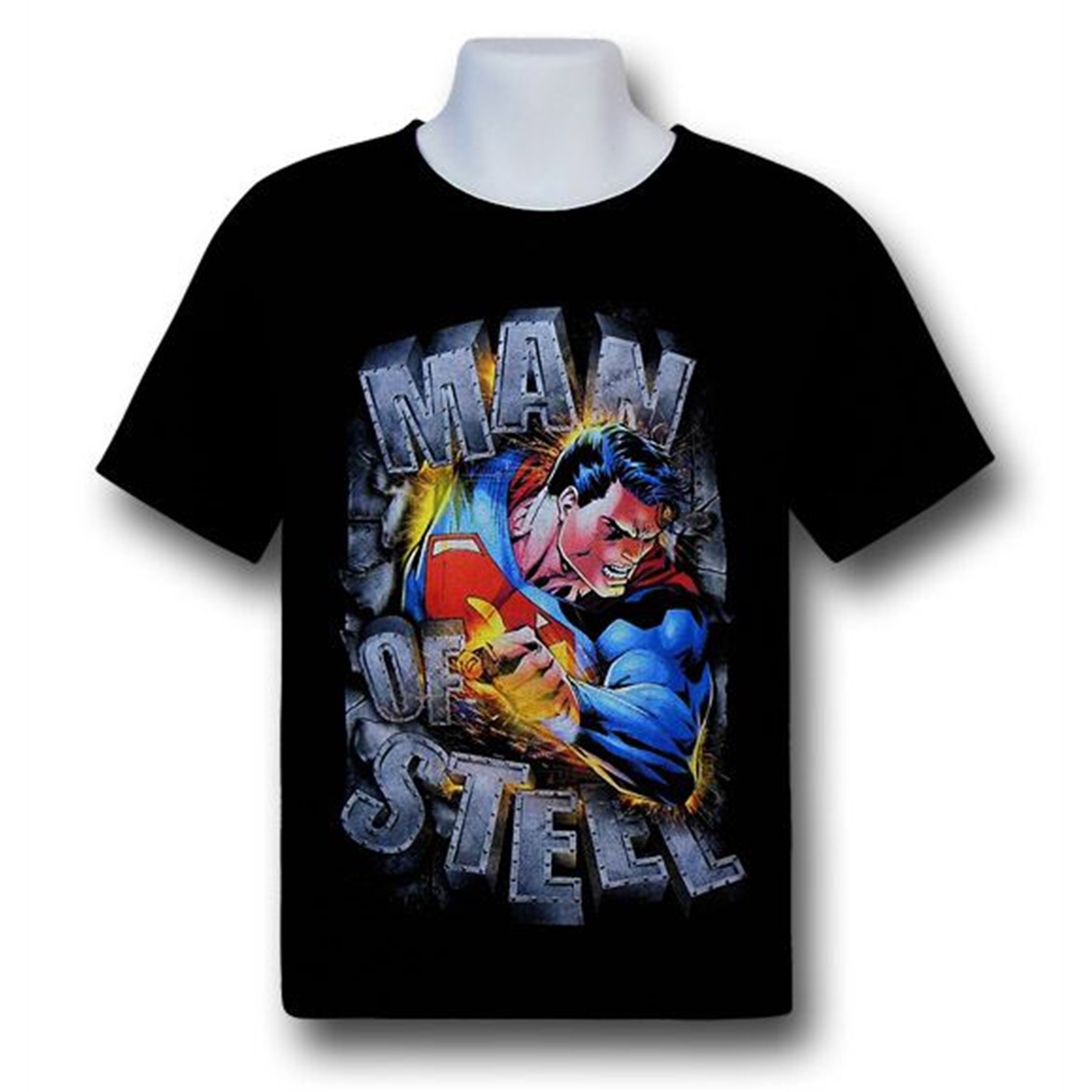 Superman Shoulder Smash Kids T-Shirt, Black