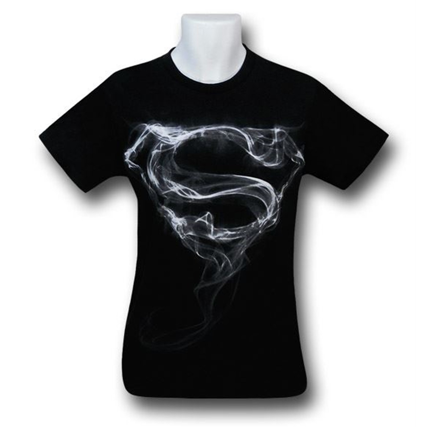Superman Smoke Symbol T-Shirt, Black