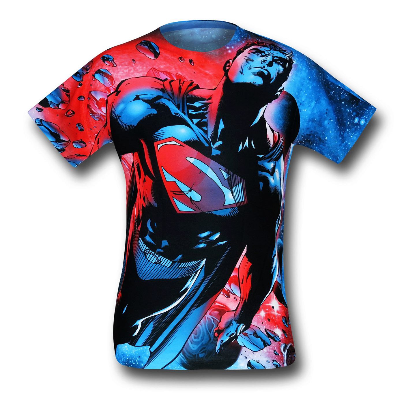 Superman Space Flight Sublimated T-Shirt