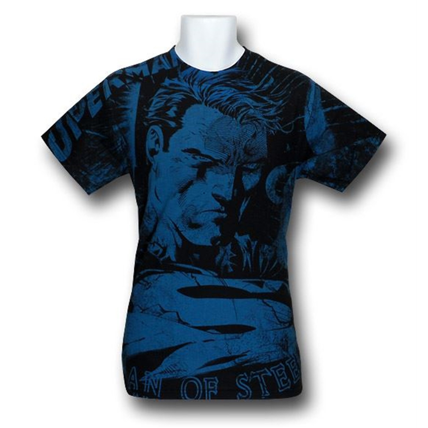 Superman Cosmic Concerns Sublimation T-Shirt, Blue
