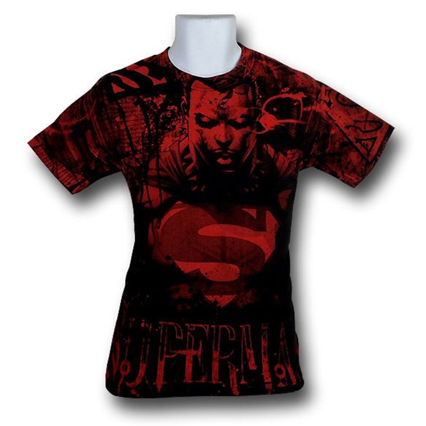 Superman Rage of Vision T-Shirt, Black