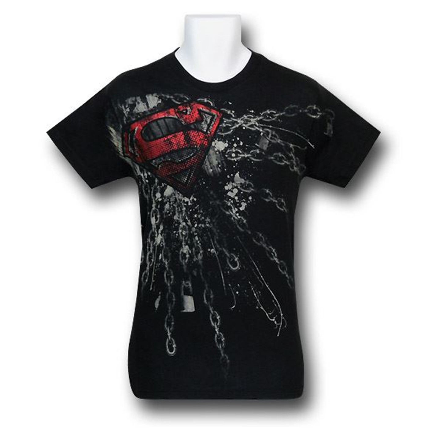 Superman Shackled T-Shirt, Black