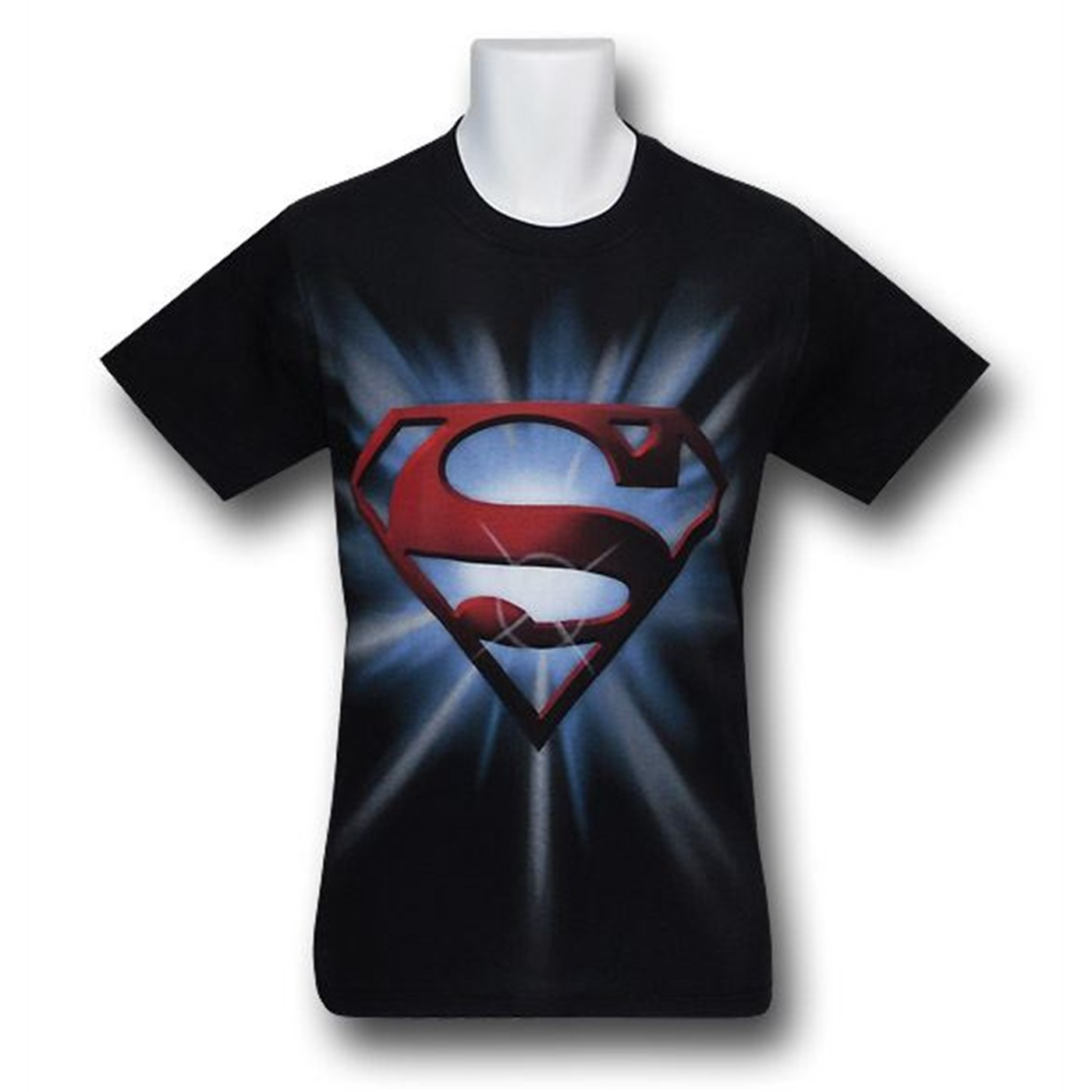 Superman Solar Symbol T-Shirt, Black