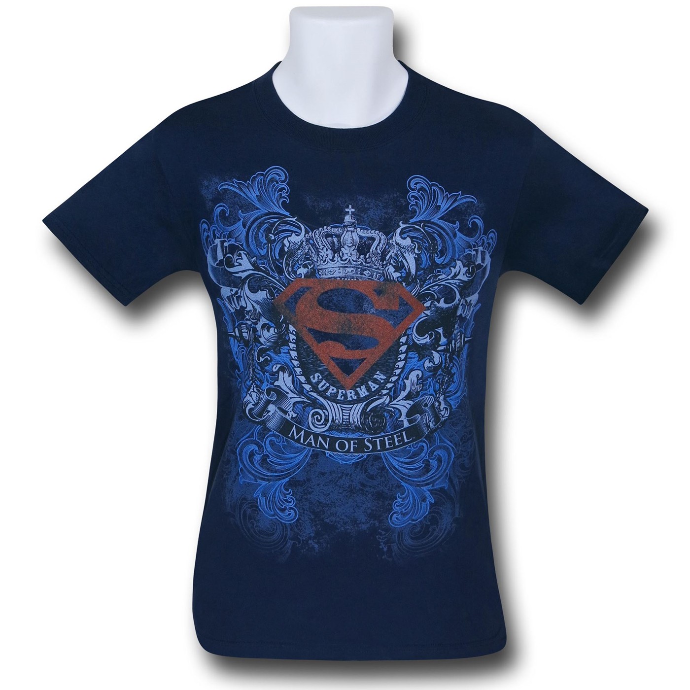 Superman Testament Navy T-Shirt, Blue