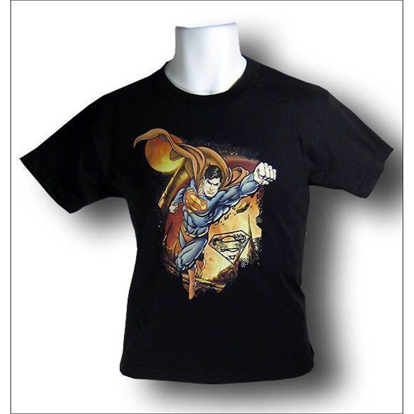 Superman Black Last Son Youth T-Shirt, Black