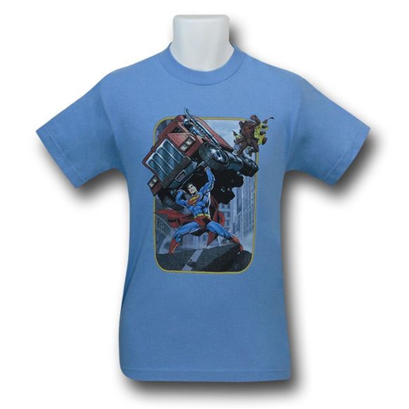 Superman Kids/Youth T-Shirt Truck Hoist, Blue