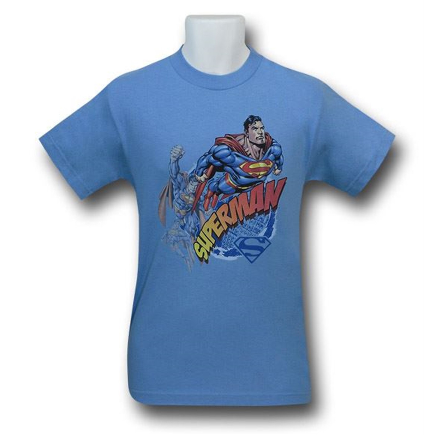 Superman Kids/Youth T-Shirt Up & Away!, Blue