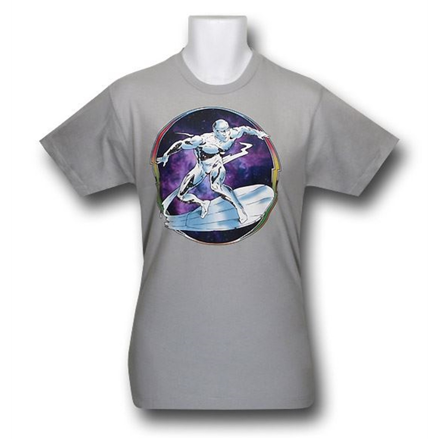 Silver Surfer Cosmic Highway 30 Single T-Shirt, Grey