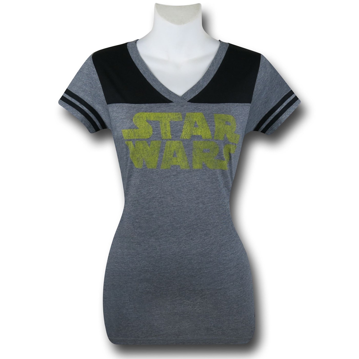 Star Wars 77 Logo Women's Jersey T-Shirt, Grey