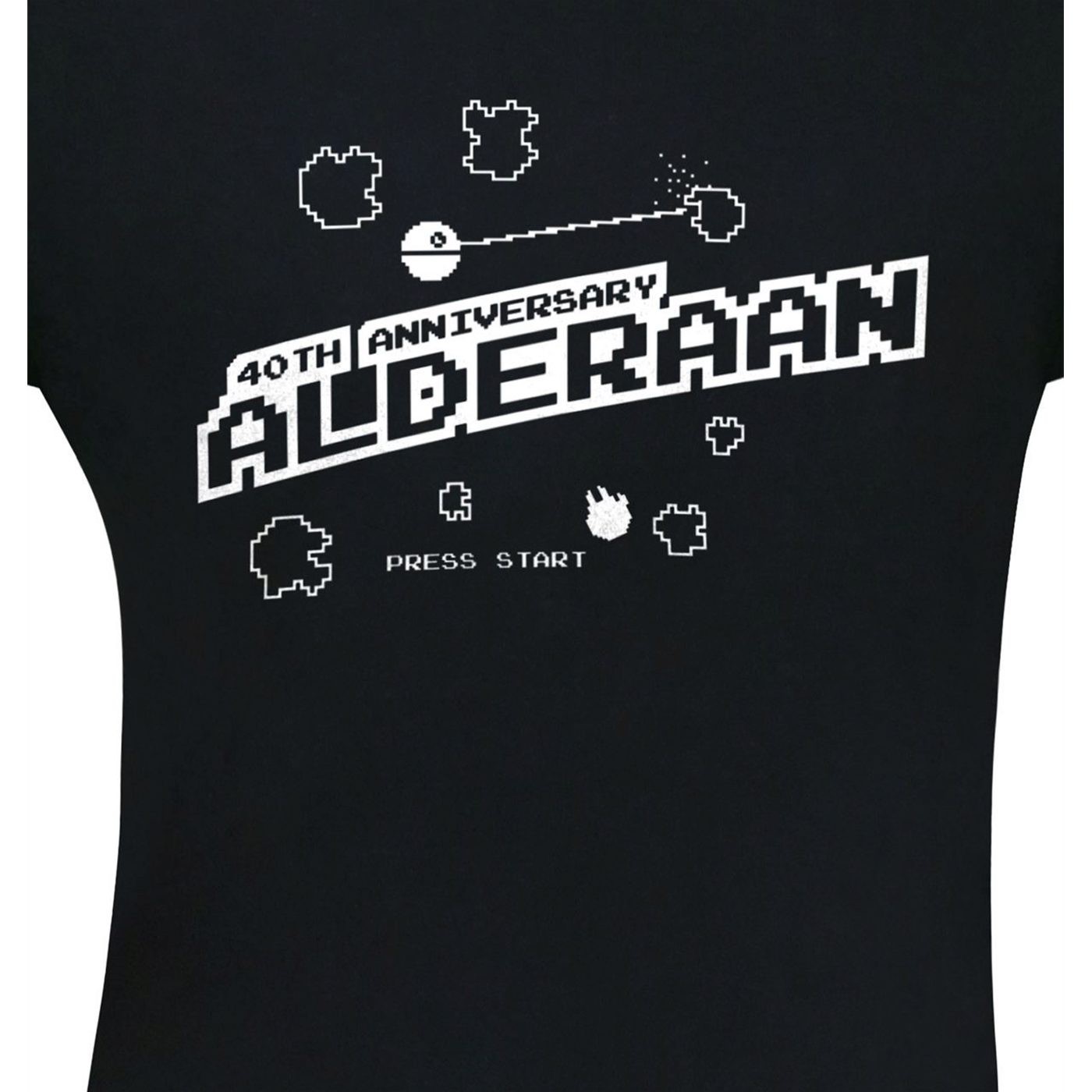 40th Anniversary Alderaan Disaster Men's T-Shirt, Black