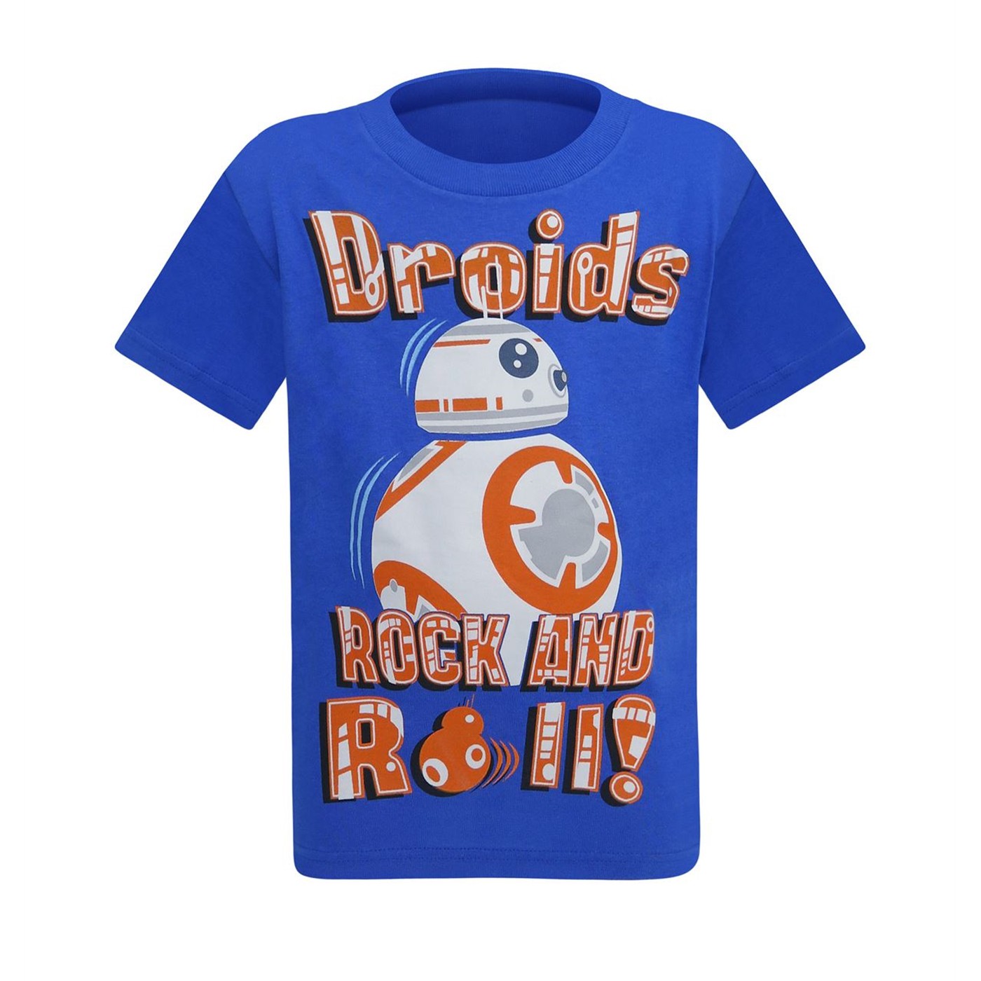 Star Wars BB-8 Droids Rock and Roll Kids T-Shirt, Blue
