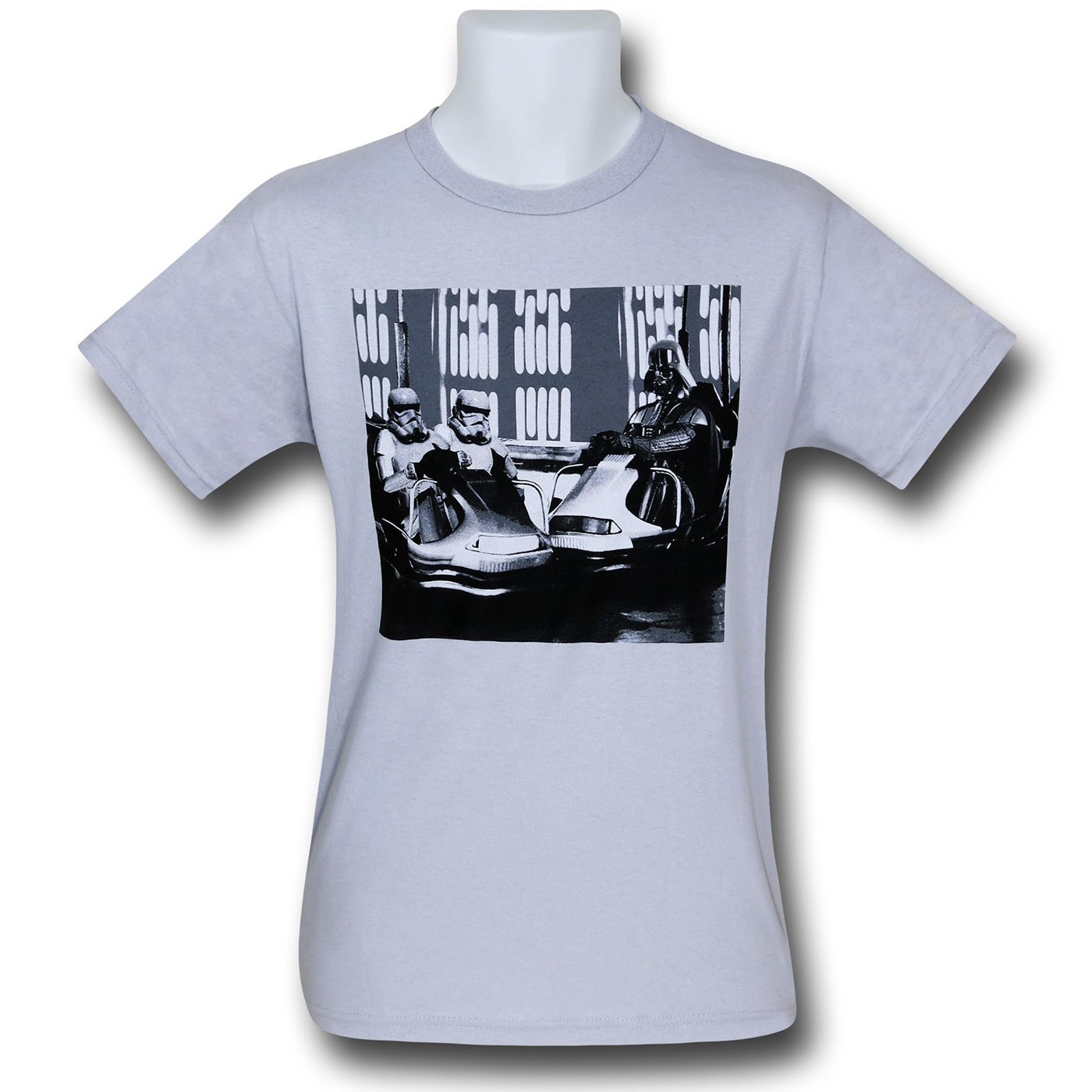 Star Wars Bumper Cars Kids T-Shirt, Grey